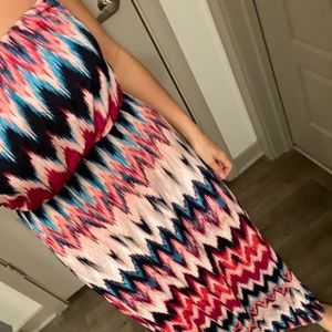 Colorful maxi dress